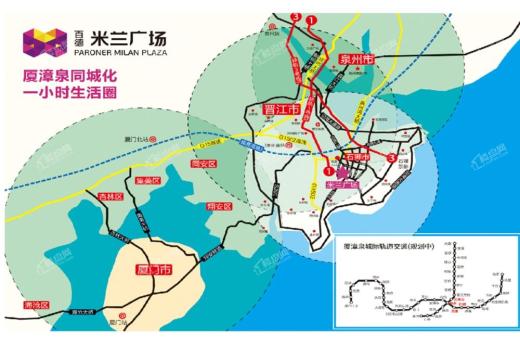 百德米兰广场位置图