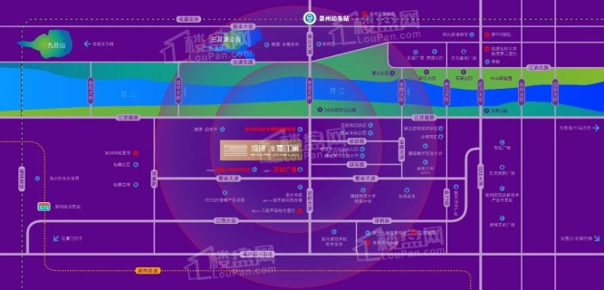 城建水墨江澜位置图